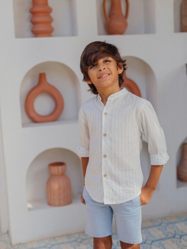 CAMISA JUAN RAYAS AZULES